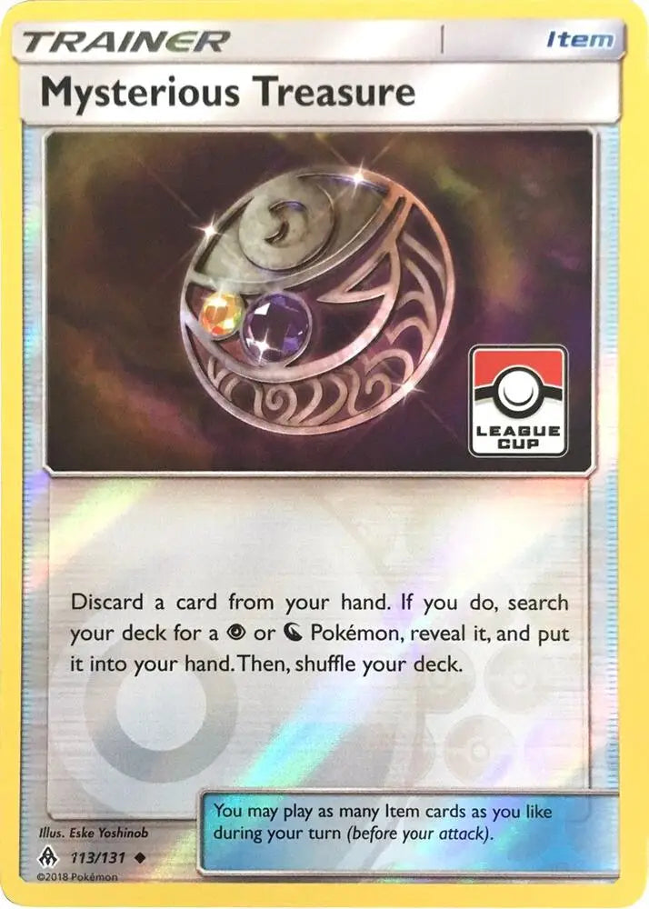Mysterious Treasure - 113/131 (League Cup) [League and Championship Cards]