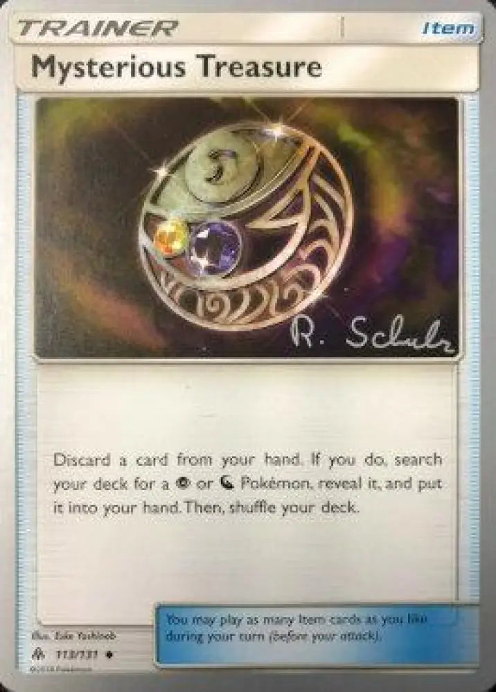 Mysterious Treasure (113/131) (Victory Map - Robin Schulz) [World Championships 2018] - Pokemon Single