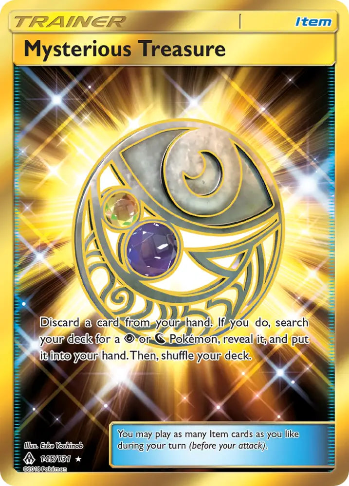 Mysterious Treasure (145/131) [Sun & Moon: Forbidden Light] - Pokemon Single