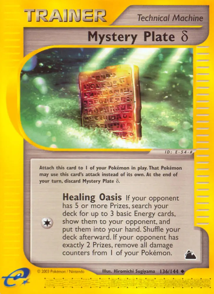 Mystery Plate Delta (136/144) [Skyridge] - Pokemon Single