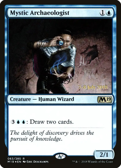 Mystic Archaeologist [Core Set 2019 Prerelease Promos] - MTG Single