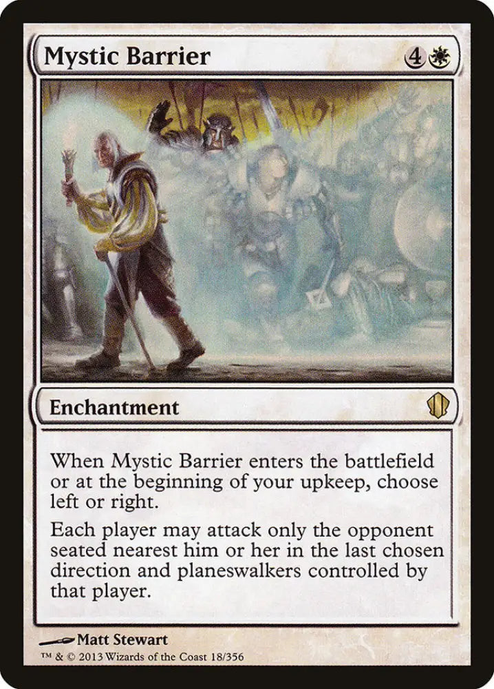 Mystic Barrier [Commander 2013] - MTG Single