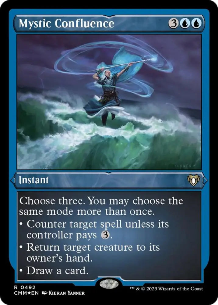 Mystic Confluence (Foil Etched) [Commander Masters] - MTG Single