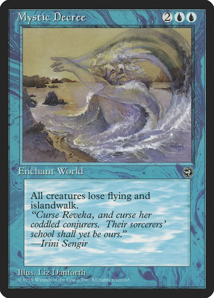 Mystic Decree [Homelands] - MTG Single