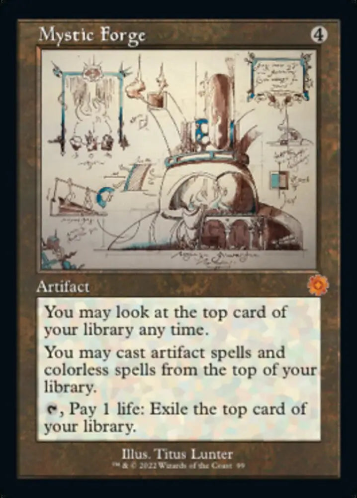 Mystic Forge (Retro Schematic) [The Brothers’ War Retro Artifacts] - MTG Single