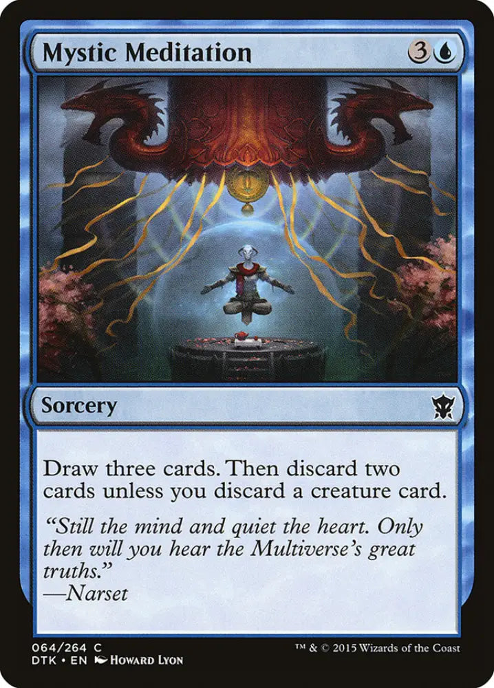 Mystic Meditation [Dragons of Tarkir] - MTG Single
