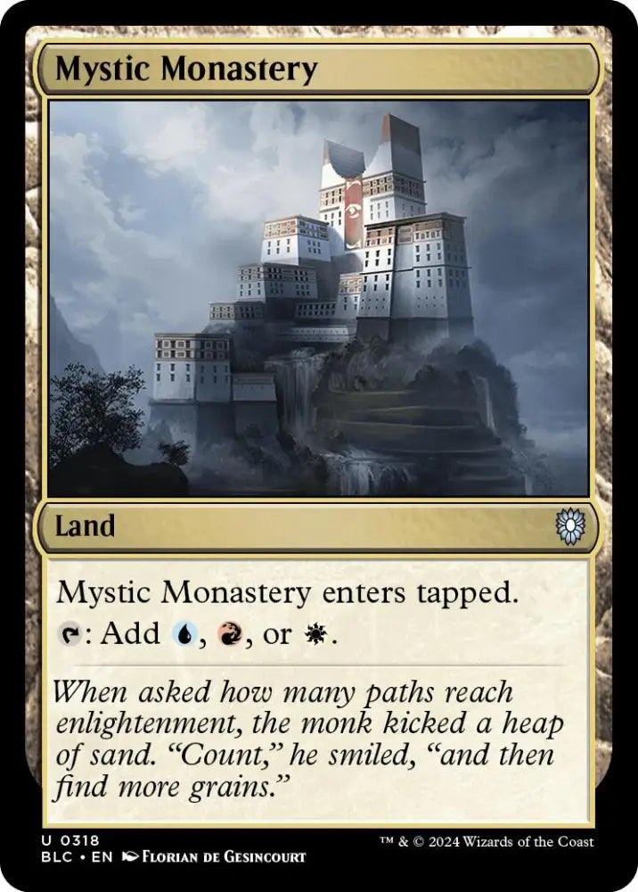 Mystic Monastery [Bloomburrow Commander] - MTG Single