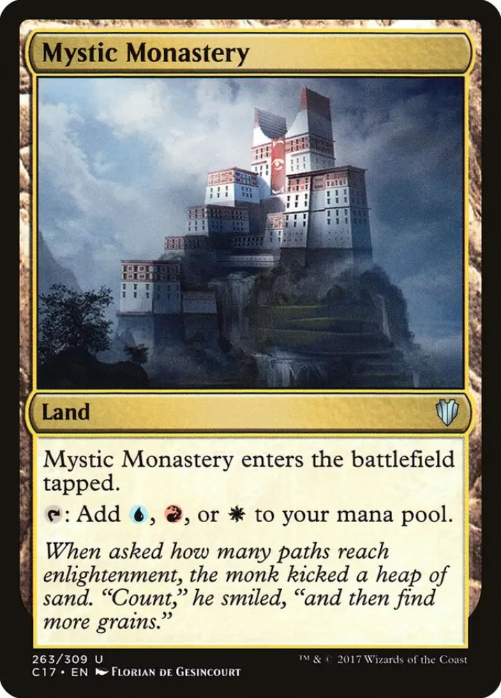 Mystic Monastery [Commander 2017] - MTG Single