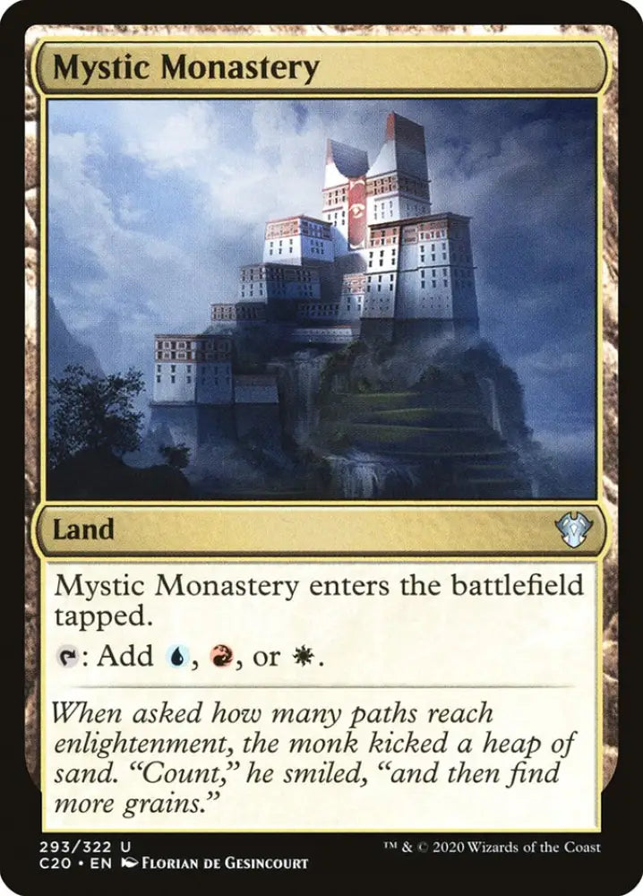 Mystic Monastery [Commander 2020] - MTG Single