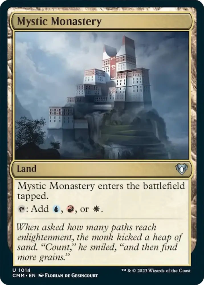 Mystic Monastery [Commander Masters] - MTG Single
