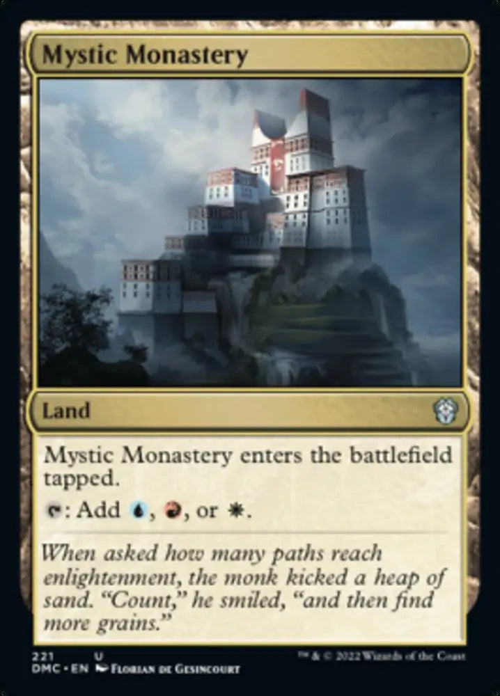 Mystic Monastery [Dominaria United Commander] - MTG Single