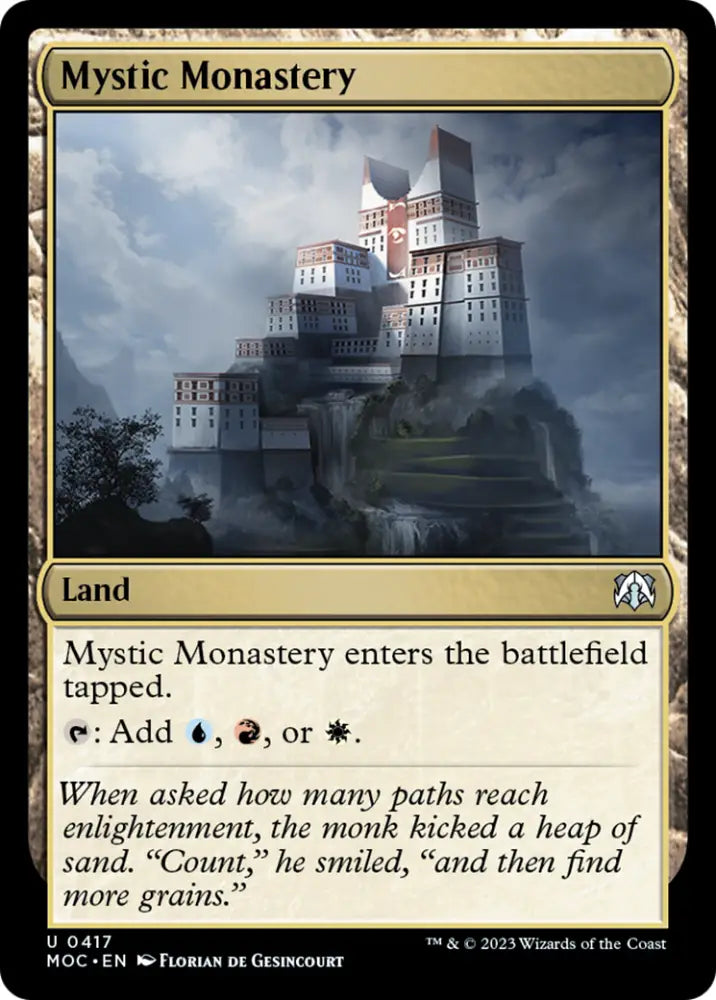 Mystic Monastery [March of the Machine Commander] - MTG Single