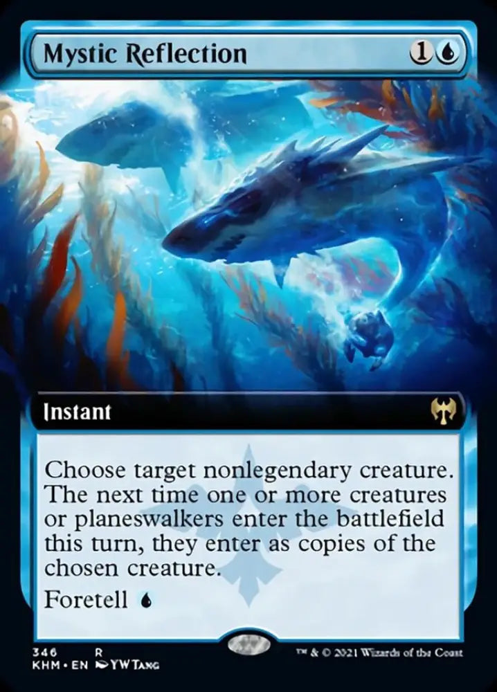Mystic Reflection (Extended Art) [Kaldheim] - MTG Single