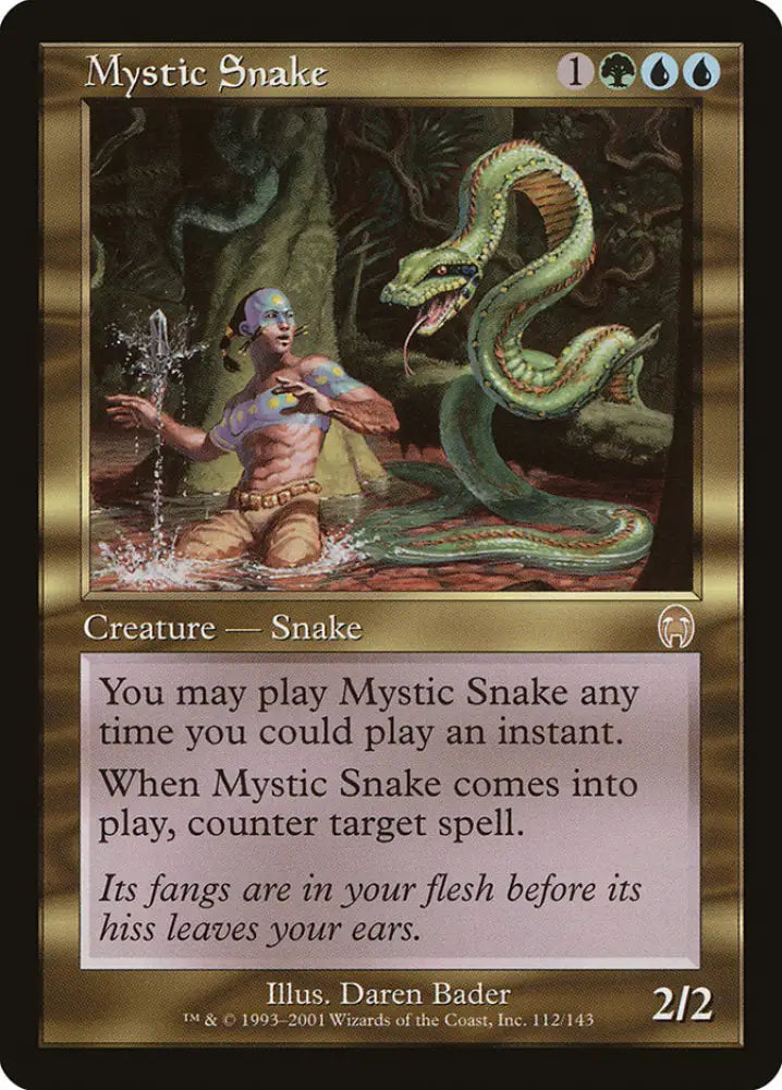 Mystic Snake [Apocalypse] - MTG Single