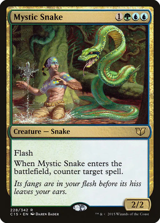 Mystic Snake [Commander 2015] - MTG Single
