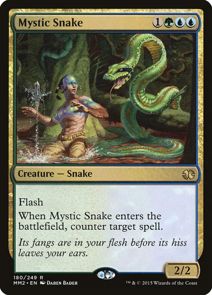 Mystic Snake [Modern Masters 2015] - MTG Single