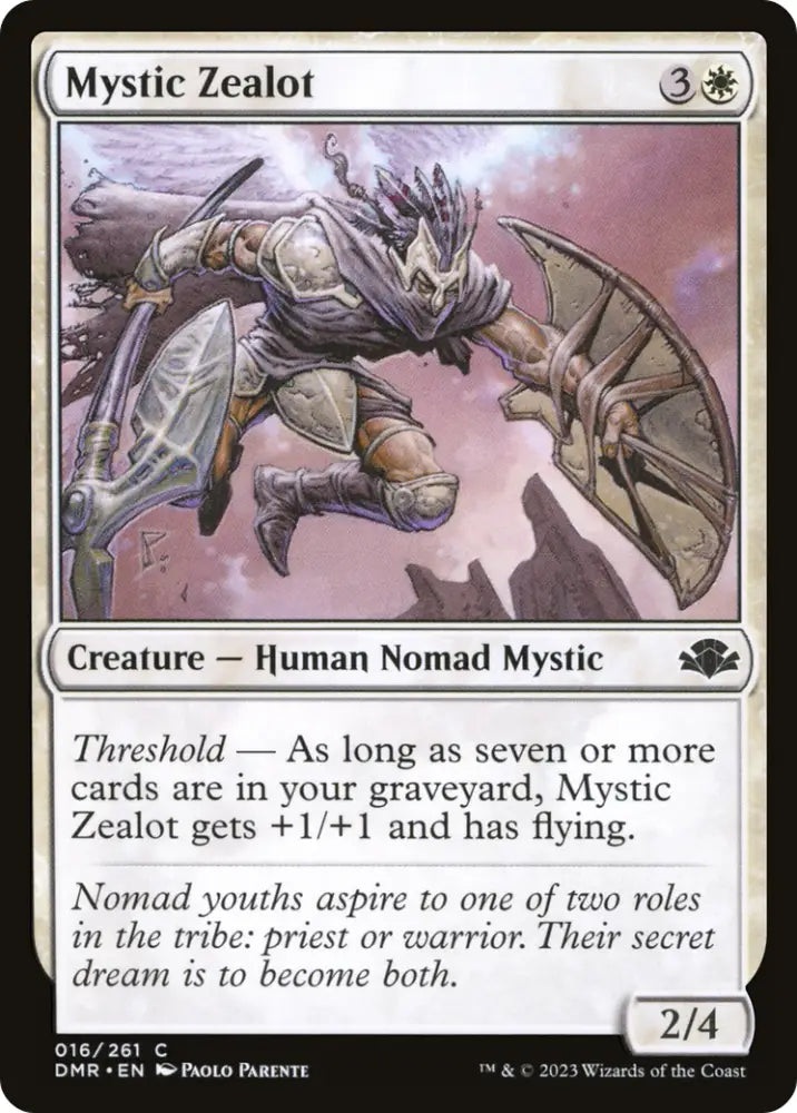 Mystic Zealot [Dominaria Remastered] - MTG Single