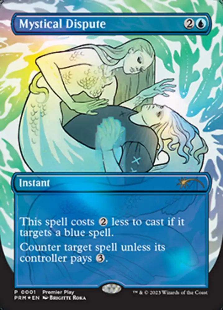 Mystical Dispute (Borderless Alternate Art) [Regional Championship Qualifiers 2023] - MTG Single