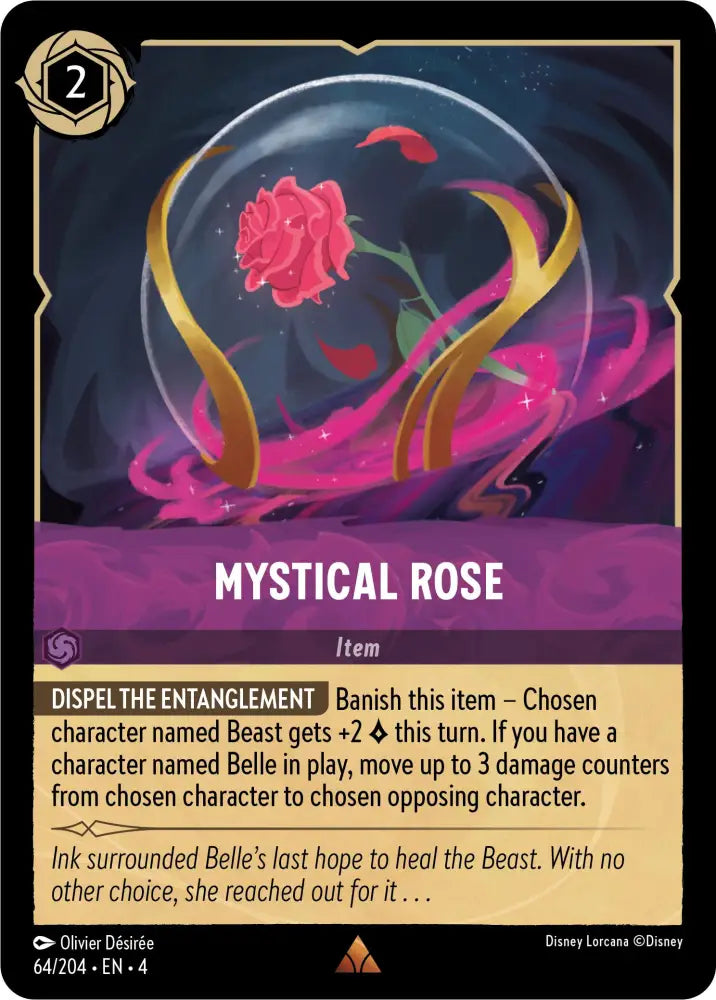 Mystical Rose (64/204) [Ursula’s Return] - Lorcana Single