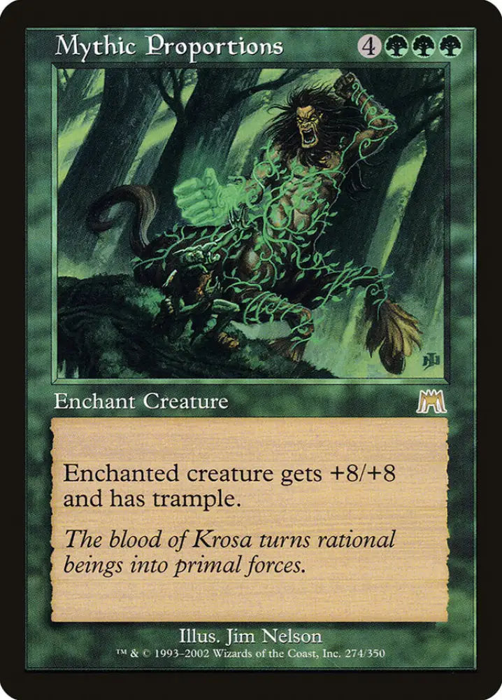 Mythic Proportions [Onslaught] - MTG Single