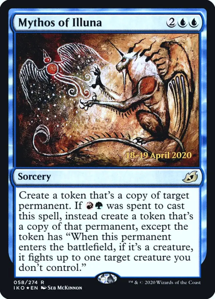 Mythos of Illuna [Ikoria: Lair of Behemoths Prerelease Promos] - MTG Single