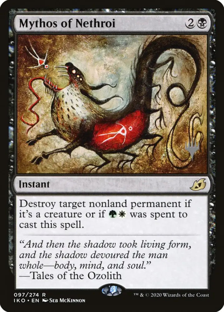 Mythos of Nethroi (Promo Pack) [Ikoria: Lair of Behemoths Promos] - MTG Single