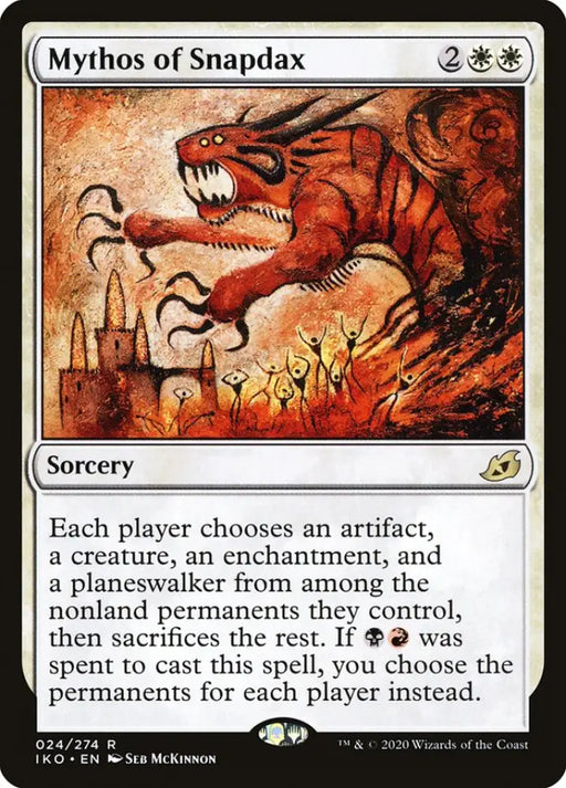 Mythos of Snapdax [Ikoria: Lair of Behemoths] - MTG Single