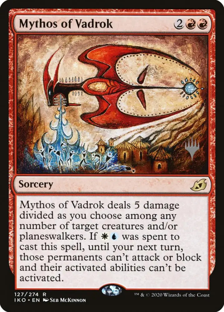 Mythos of Vadrok (Promo Pack) [Ikoria: Lair of Behemoths Promos] - MTG Single