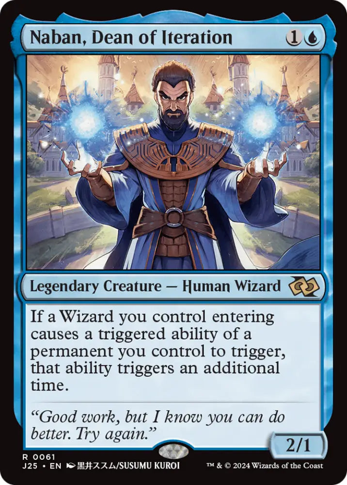 Naban Dean of Iteration (Anime) [Foundations Jumpstart] - MTG Single