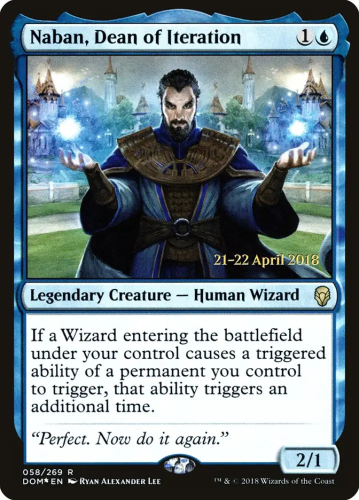 Naban Dean of Iteration [Dominaria Prerelease Promos] - MTG Single