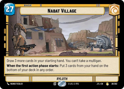 Nabat Village (028/262) [Jump to Lightspeed] - Star Wars: Unlimited Single