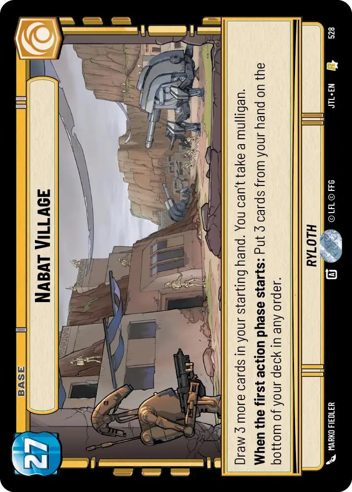 Nabat Village (Foil) (528) [Jump to Lightspeed] - Star Wars: Unlimited Single