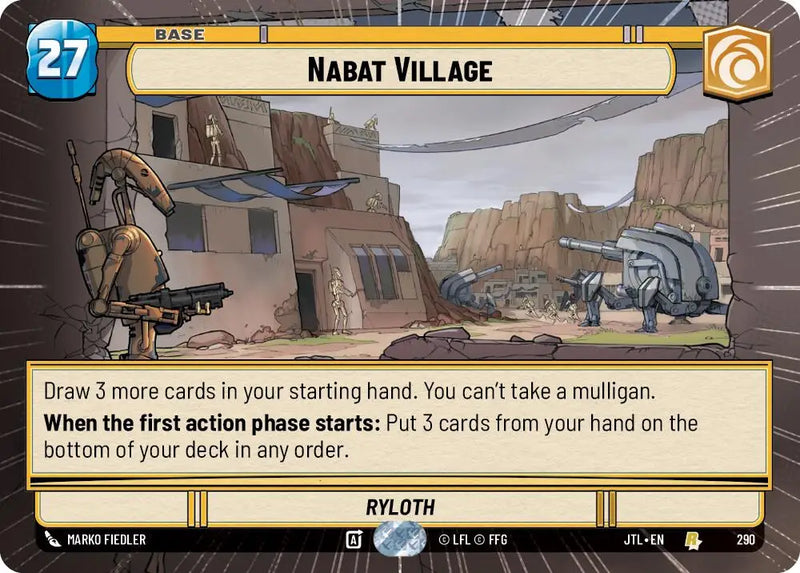 Nabat Village (Hyperspace) (290) [Jump to Lightspeed] - Star Wars: Unlimited Single