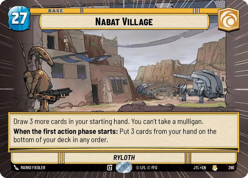 Nabat Village (Hyperspace) (290) [Jump to Lightspeed] - Star Wars: Unlimited Single