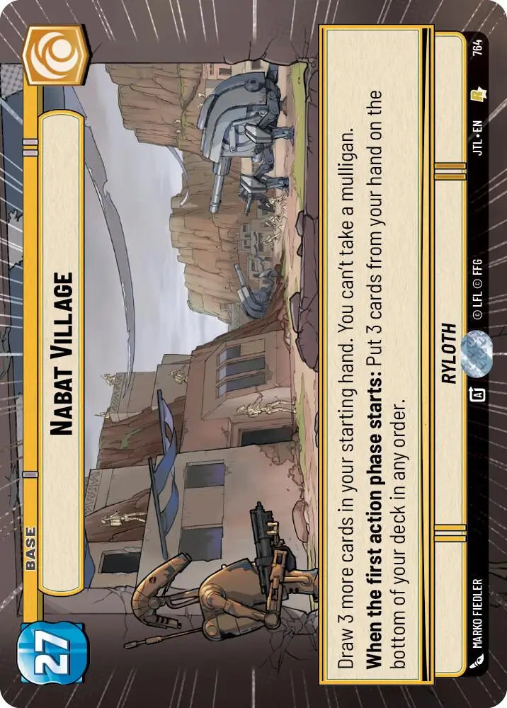 Nabat Village (Hyperspace Foil) (764) [Jump to Lightspeed] - Star Wars: Unlimited Single