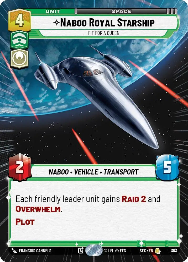 Naboo Royal Starship - Fit For A Queen (Hyperspace) (363) [Secrets of Power]