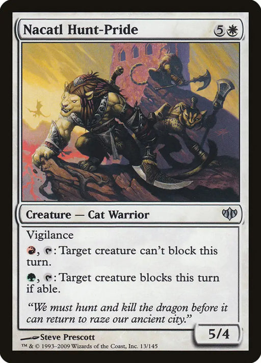 Nacatl Hunt-Pride [Conflux] - MTG Single