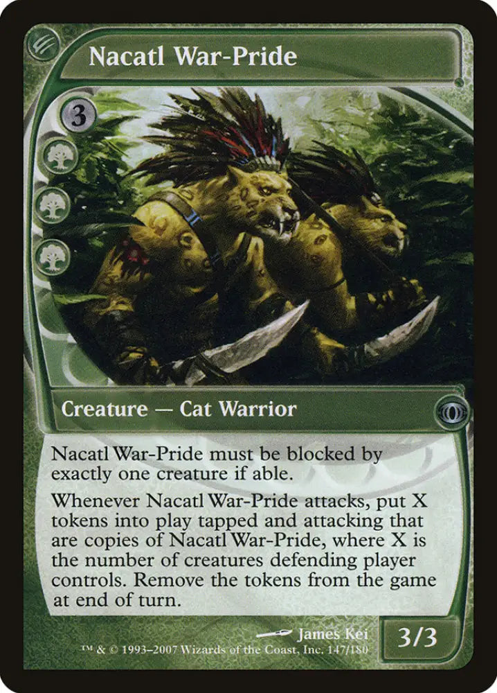 Nacatl War-Pride [Future Sight] - MTG Single