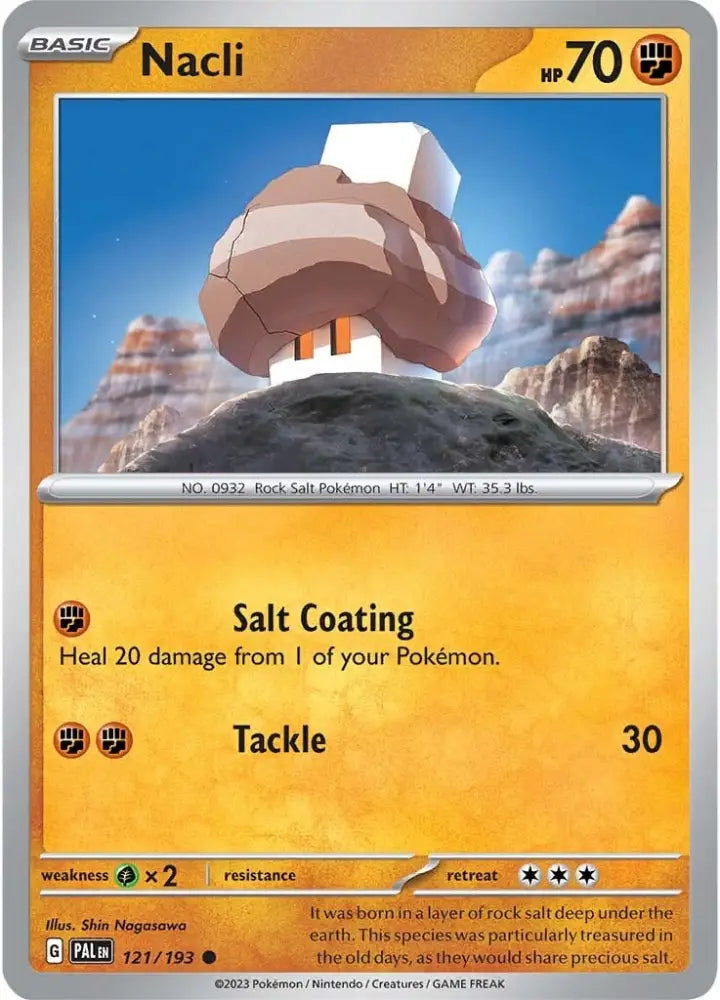 Nacli (121/193) [Scarlet & Violet: Paldea Evolved] - Pokemon Single