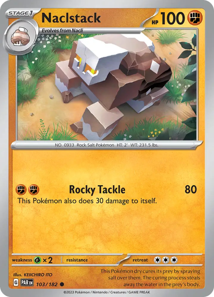 Naclstack (103/182) [Scarlet & Violet: Paradox Rift] - Pokemon Single