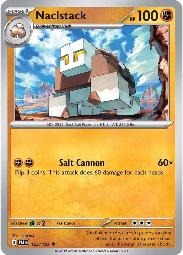 Naclstack (122/193) [Scarlet & Violet: Paldea Evolved] - Pokemon Single