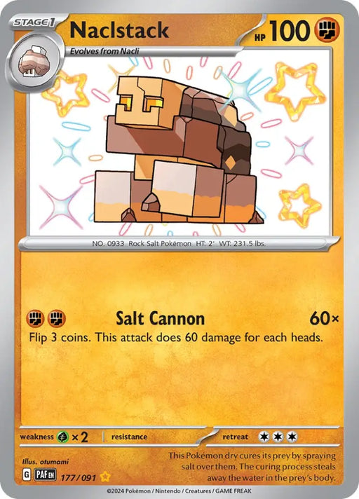 Naclstack (177/091) [Scarlet & Violet: Paldean Fates] - Pokemon Single
