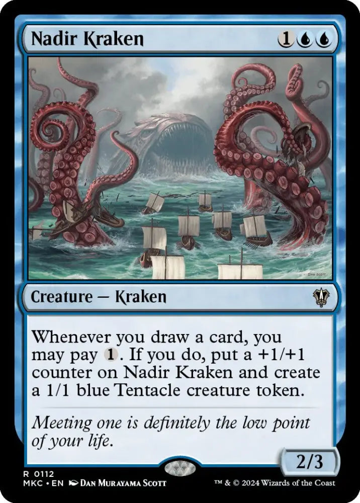 Nadir Kraken [Murders at Karlov Manor Commander] - MTG Single