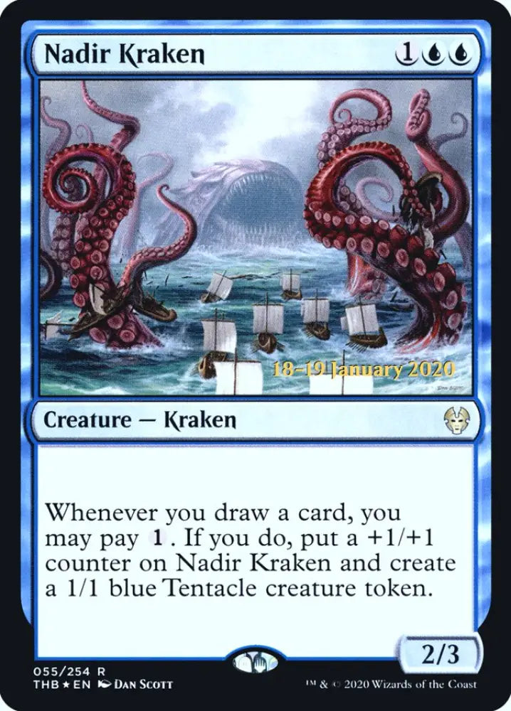 Nadir Kraken [Theros Beyond Death Prerelease Promos] - MTG Single