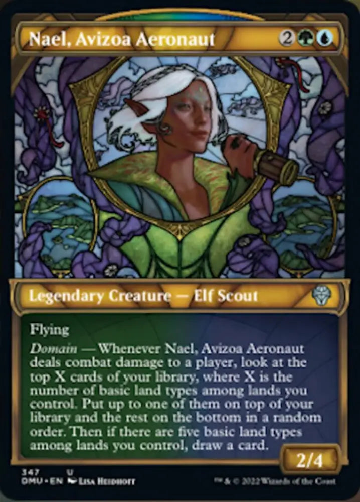 Nael Avizoa Aeronaut (Showcase Textured) [Dominaria United] - MTG Single