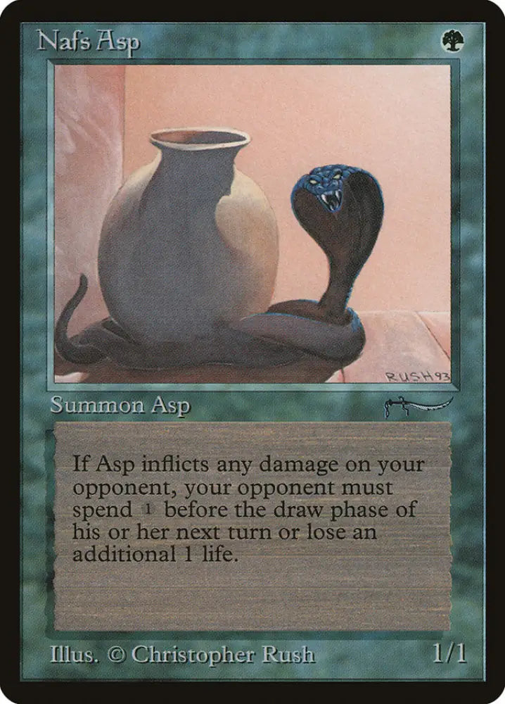 Nafs Asp (Dark Mana Cost) [Arabian Nights] - MTG Single