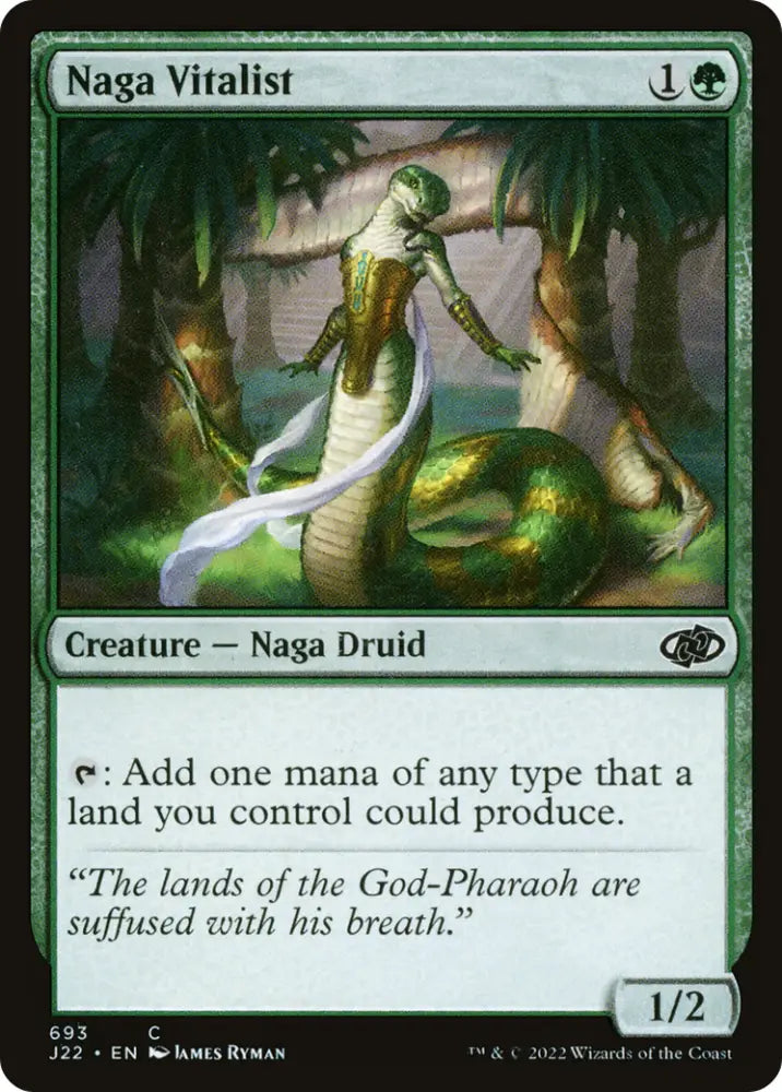 Naga Vitalist [Jumpstart 2022] - MTG Single