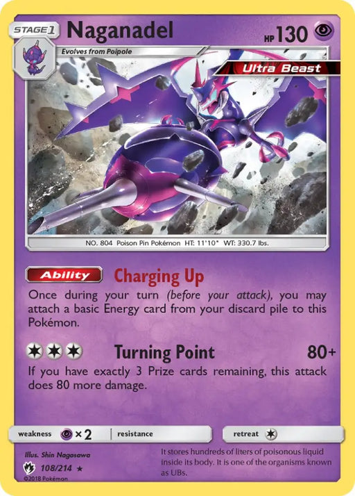 Naganadel(108/214) (Theme Deck Exclusive) [Sun & Moon: Lost Thunder] - Pokemon Single
