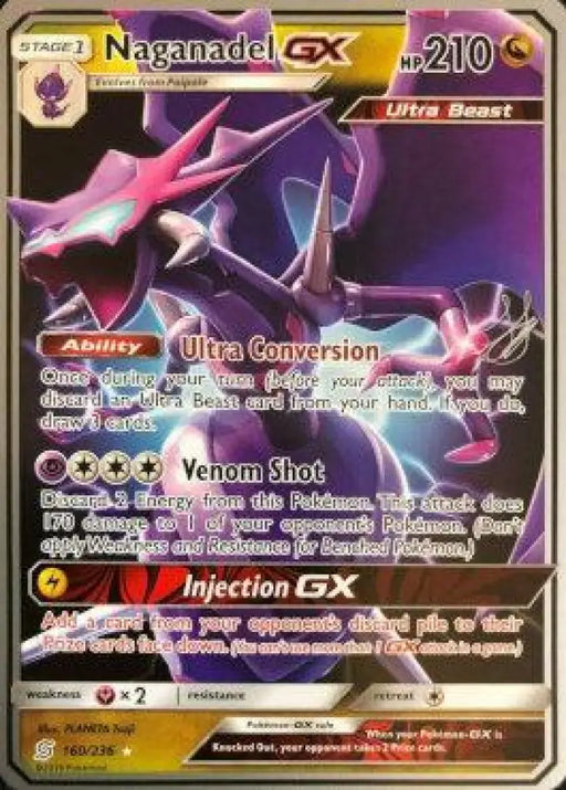 Naganadel GX (160/236) (Perfection - Henry Brand) [World Championships 2019] - Pokemon Single