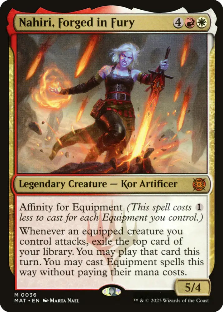 Nahiri Forged in Fury [March of the Machine: The Aftermath] - MTG Single